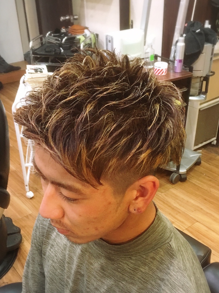 メッシュ！！めっちゃ人気です☆ | Blog | Hair Create 縁（ヘアークリエイトエン）｜貝塚市二色の浜の理容室